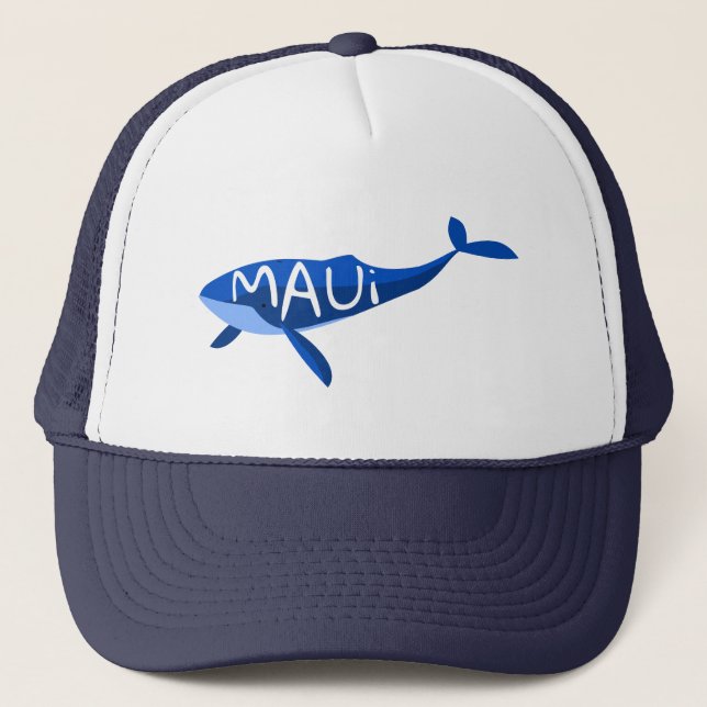 Gorra De Camionero Maui Hawaii Whale (Anverso)