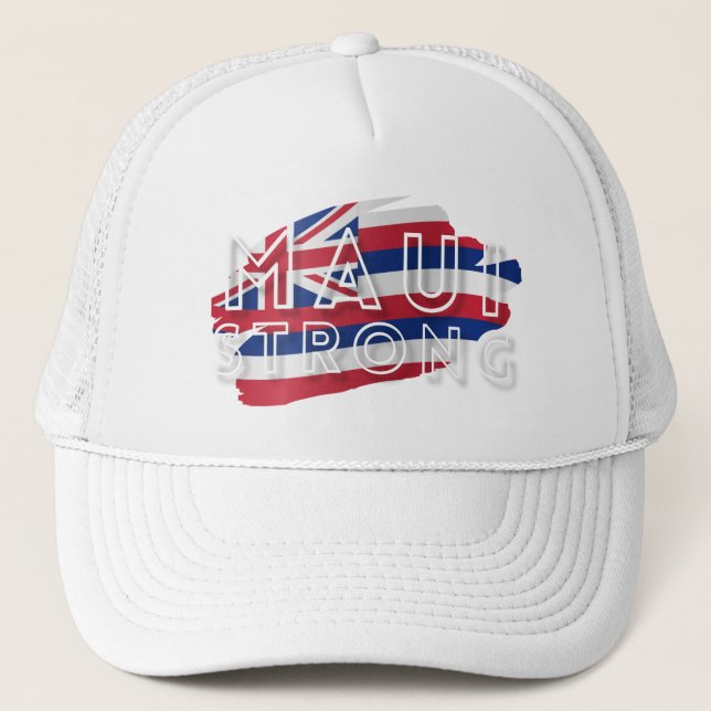 Gorra De Camionero Maui Strong White (Anverso)