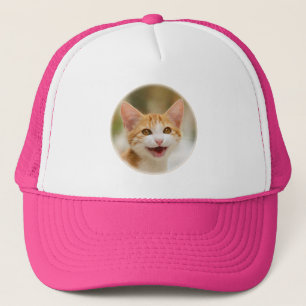 Gorra De Camionero Maullido divertido sonriente lindo del gato del
