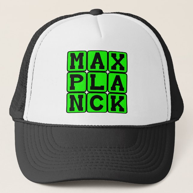 Gorra De Camionero Max Planck, físico teórico (Anverso)