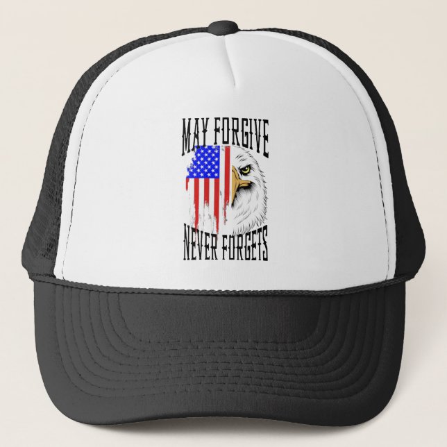 Gorra De Camionero May Perdonar la bandera águila (Anverso)