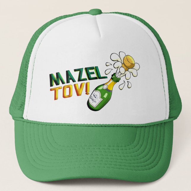 Gorra De Camionero Mazel Tov (Anverso)