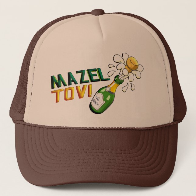 Gorra De Camionero Mazel Tov (Anverso)