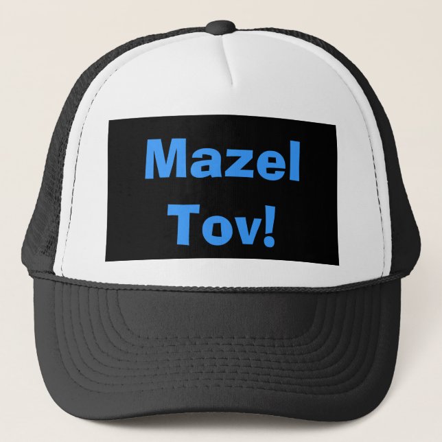 Gorra De Camionero Mazel Tov hat (Anverso)