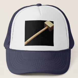 Gorra De Camionero Mazo de ablandamiento de la carne en madera