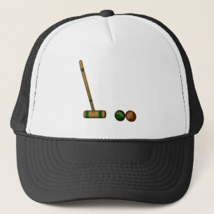 Gorra De Camionero Mazo y bolas de croquet