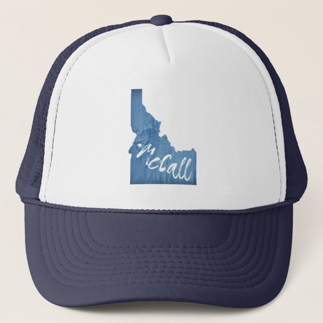 Gorra De Camionero McCall Idaho Wood Grain (Anverso)