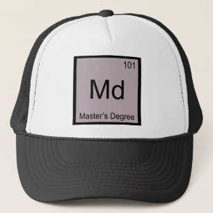 Gorra De Camionero Md - Camiseta del símbolo del elemento de la