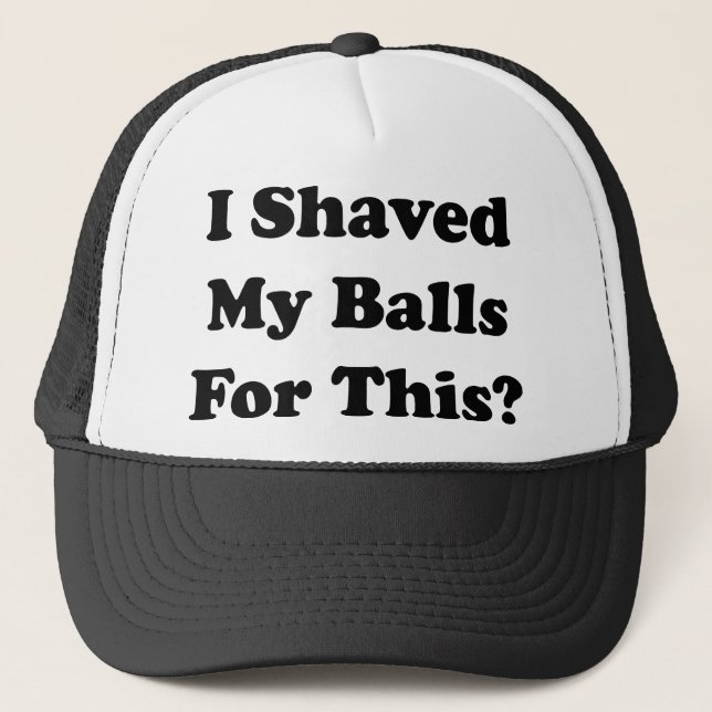 Gorra De Camionero Me Agité Las Bolas Por Esto (Anverso)