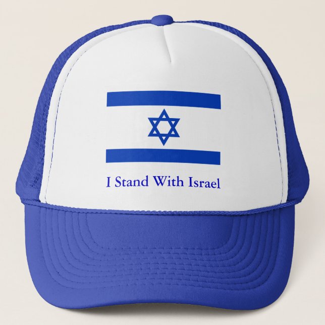 Gorra De Camionero Me coloco con Israel (Anverso)