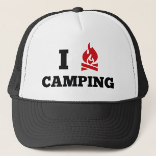 Gorra De Camionero Me encanta acampar café Mug