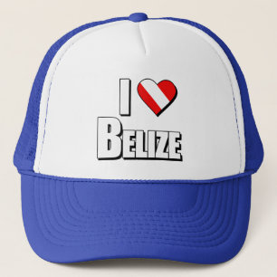 Gorra De Camionero Me encanta bucear en Belice