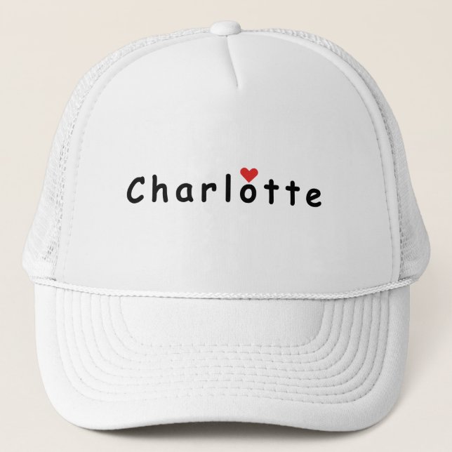 Gorra De Camionero Me encanta Charlotte (Anverso)