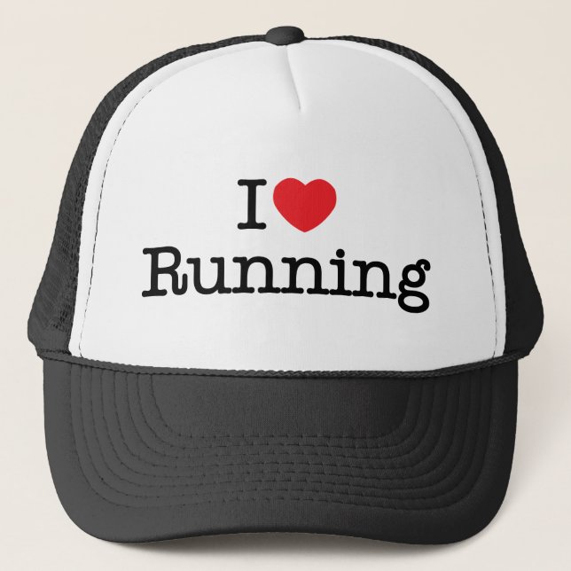 Gorra De Camionero Me encanta correr (Anverso)