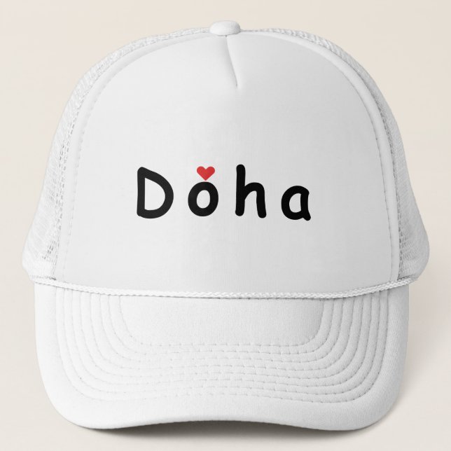 Gorra De Camionero Me encanta Doha (Anverso)
