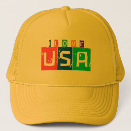 Gorra De Camionero Me encanta EE. UU.