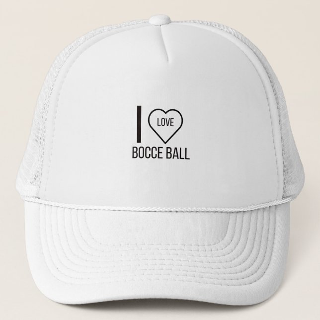 GORRA DE CAMIONERO ME ENCANTA EL BOCCE BALL (Anverso)