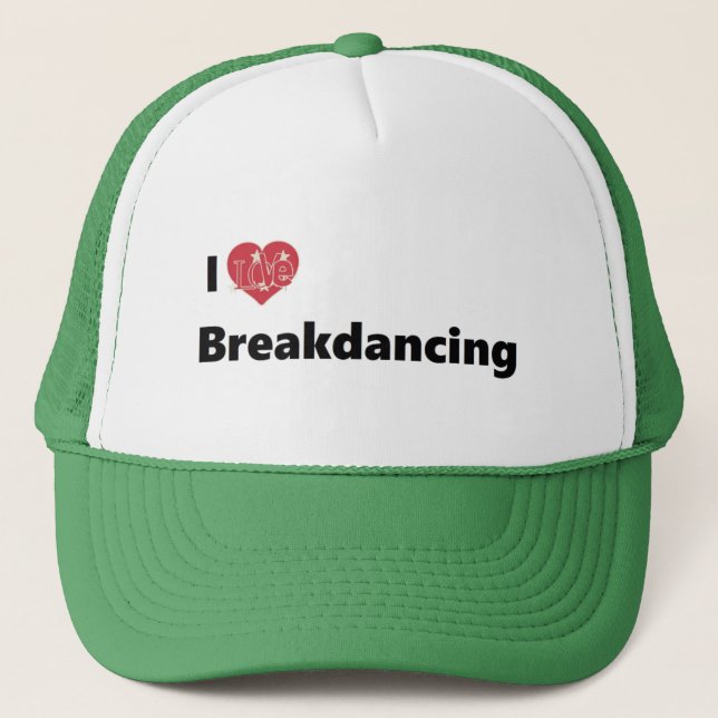 Gorra De Camionero Me encanta el breakdance (Anverso)