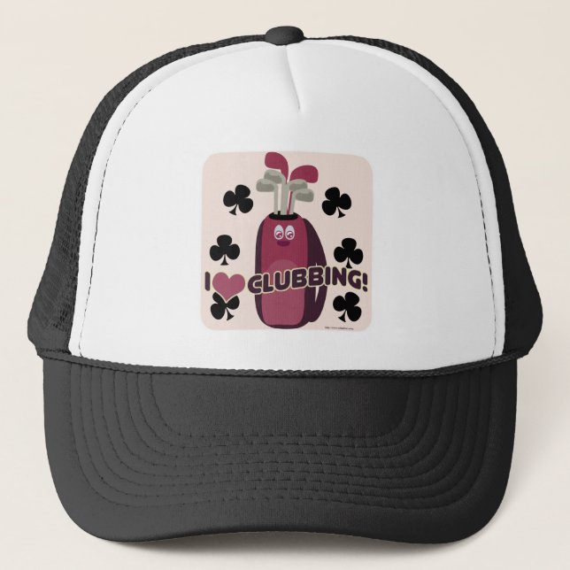Gorra De Camionero ¡Me Encanta El Clubbing! (Anverso)