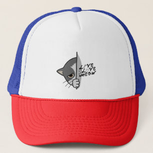 Gorra De Camionero me encanta el diseño del amante de los gatos #catl