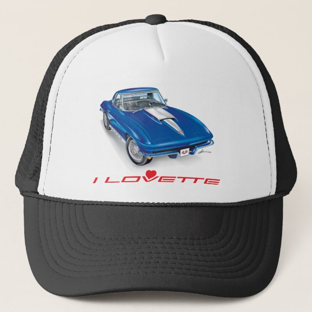 GORRA DE CAMIONERO ME ENCANTA EL DISEÑO ÚNICO DE COCHES (Anverso)