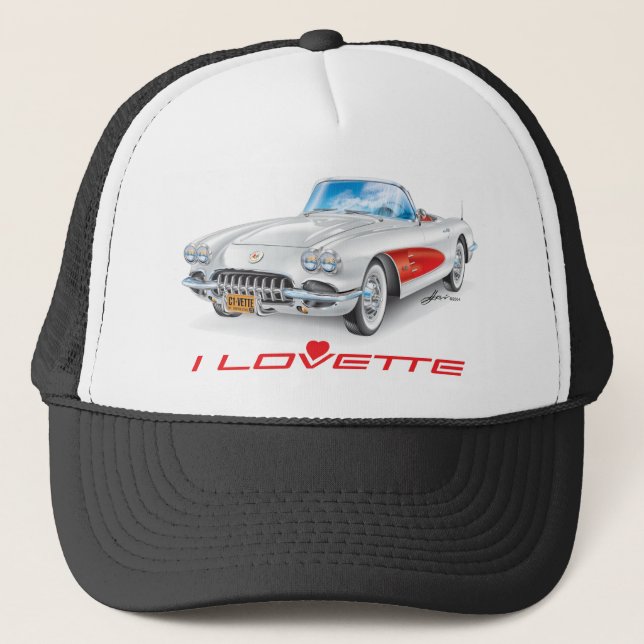 GORRA DE CAMIONERO ME ENCANTA EL DISEÑO ÚNICO DE COCHES (Anverso)