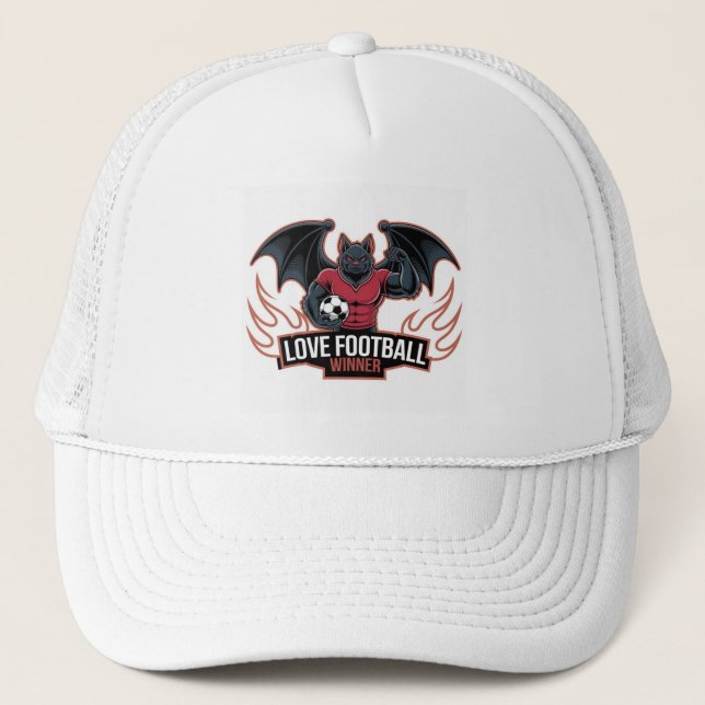 Gorra De Camionero Me encanta el fútbol  (Anverso)