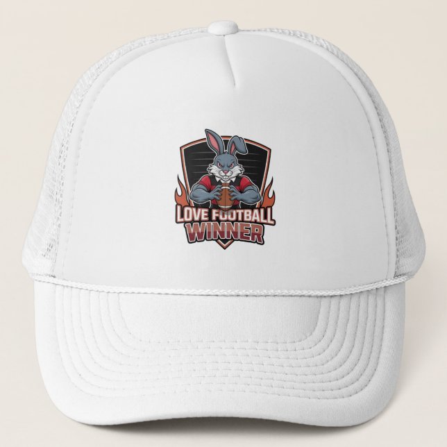 Gorra De Camionero Me encanta el fútbol  (Anverso)