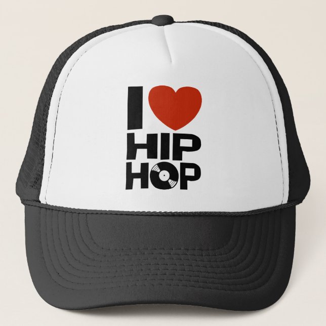 Gorra De Camionero Me encanta el hip hop (Anverso)