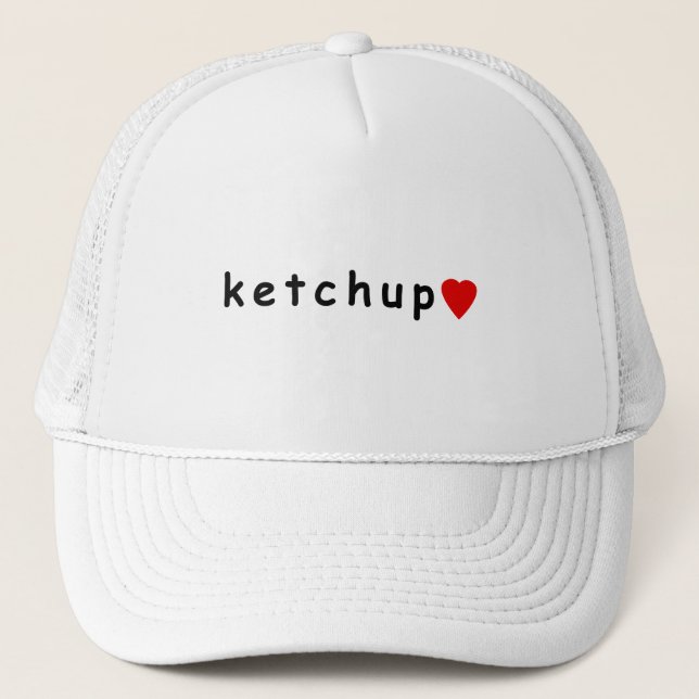 Gorra De Camionero Me encanta el ketchup (Anverso)