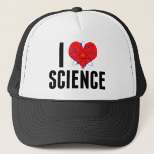 Gorra De Camionero Me encanta el modelo de Átomo científico de Guay