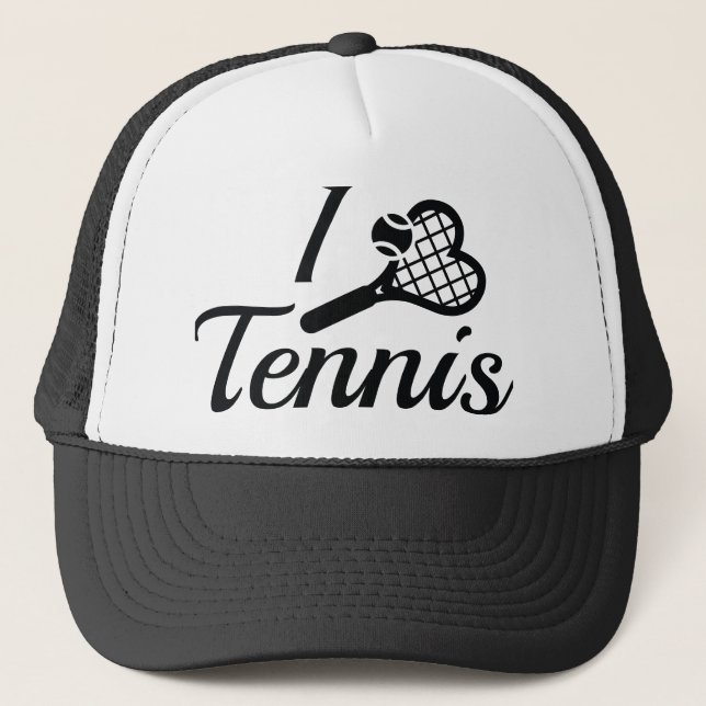 Gorra De Camionero Me encanta el tenis (Anverso)