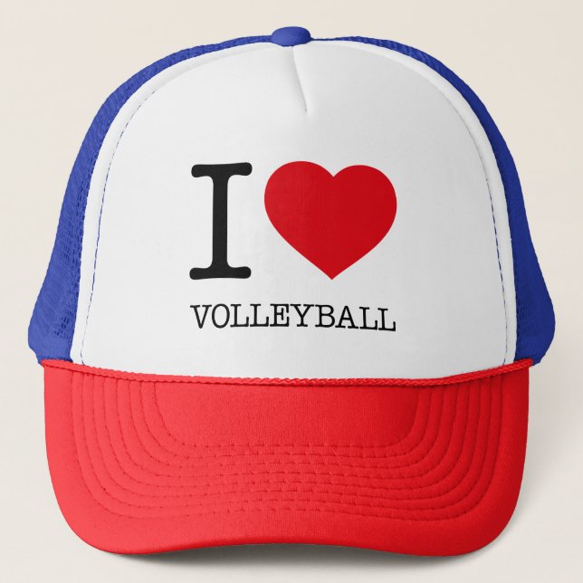 GORRA DE CAMIONERO ME ENCANTA EL VOLEIBOL (Anverso)