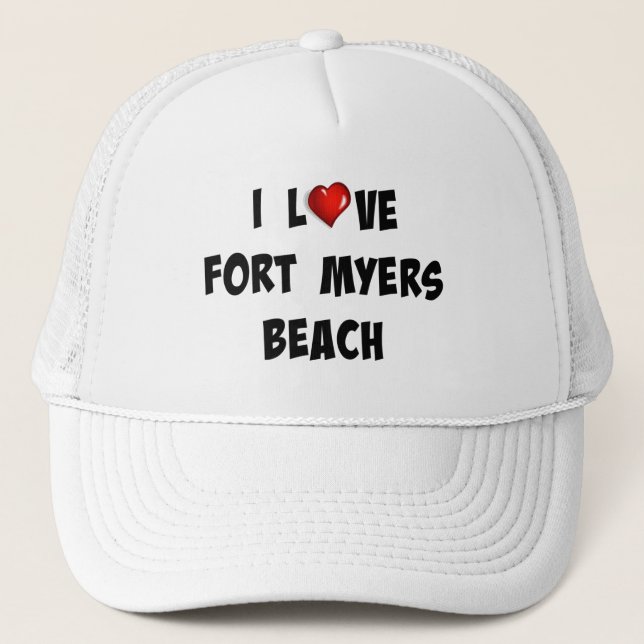Gorra De Camionero Me encanta Fort Myers Beach (Anverso)