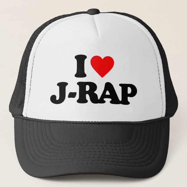 GORRA DE CAMIONERO ME ENCANTA J-RAP (Anverso)