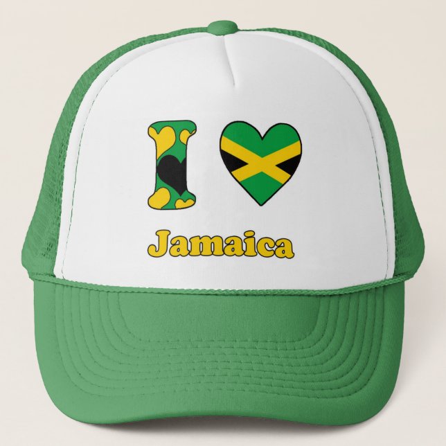 Gorra De Camionero Me encanta Jamaica (Anverso)