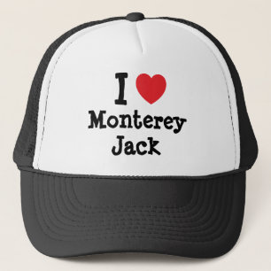 Gorra De Camionero Me encanta la camiseta corazón de Monterey Jack