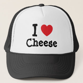 Gorra De Camionero Me encanta la camiseta del corazón del queso