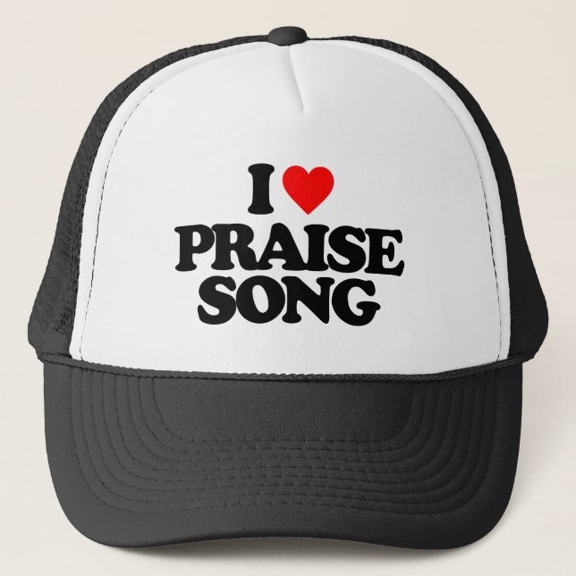 GORRA DE CAMIONERO ME ENCANTA LA CANCIÓN DE ELOGIO (Anverso)