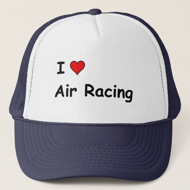 Gorra De Camionero Me encanta la Carreras aérea (Anverso)