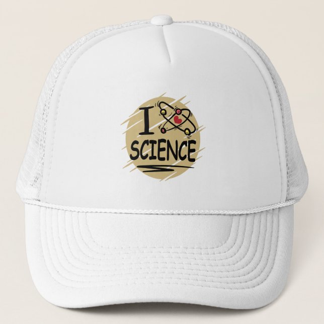 Gorra De Camionero Me encanta la ciencia (Anverso)