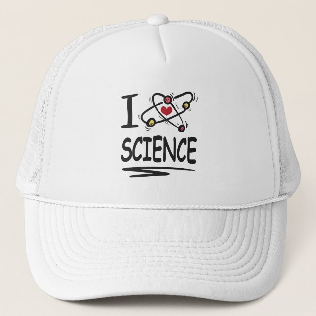 Gorra De Camionero Me encanta la ciencia (Anverso)