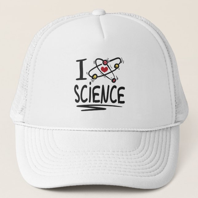 Gorra De Camionero Me encanta la ciencia (Anverso)