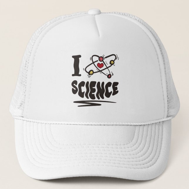 Gorra De Camionero Me encanta la ciencia (Anverso)