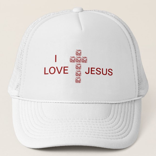 Gorra De Camionero Me encanta la cruz de Jesús (Anverso)
