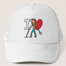 Gorra De Camionero Me encanta la detección Metalizado