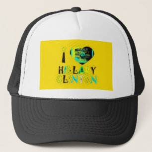 Gorra De Camionero Me encanta la impresión de arte de Hillary USA