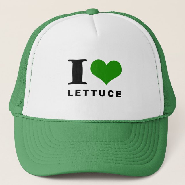 Gorra De Camionero Me encanta la lechuga (Anverso)