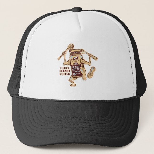 GORRA DE CAMIONERO ME ENCANTA LA MANTEQUILLA DE PEANUT (Anverso)
