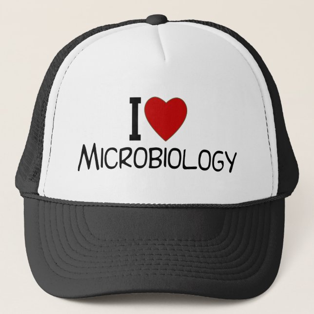 Gorra De Camionero Me encanta la microbiología (Anverso)